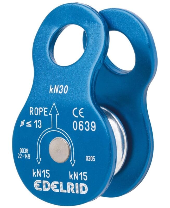 EDELRID Turn Single Trolley ZipLine Pulley Climbing Pulley  (Blue)