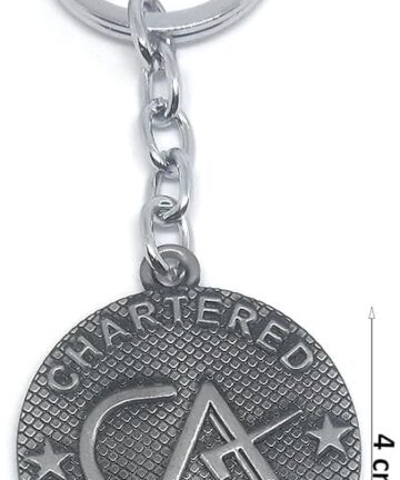 Grey Chartered Accountant Key Chain