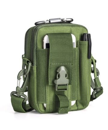 Military Tactical Utility Waist Bag Camping Hiking Pouch GREEN