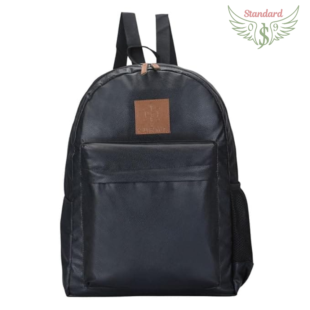 KURMA Glam Grabb 14 Liter PU Leather Backpack Office/School/Travel/Business Bags for Women with Bottle Pocket - 14 Inch Backpack (Glam Grabb)