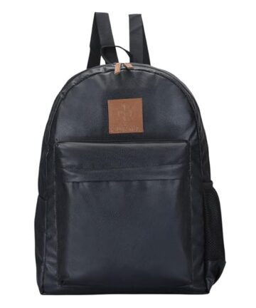 KURMA Glam Grabb 14 Liter PU Leather Backpack Office/School/Travel/Business Bags for Women with Bottle Pocket - 14 Inch Backpack (Glam Grabb)