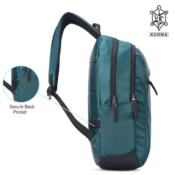 KURMA Unisex Pixel Guard 23 Liter Polyester Laptop Backpack Office/School/Travel/Business Bags for Men & Women with Bottle Pocket – fits 15 Inch Laptop (KBPU11-0224 - Image 5