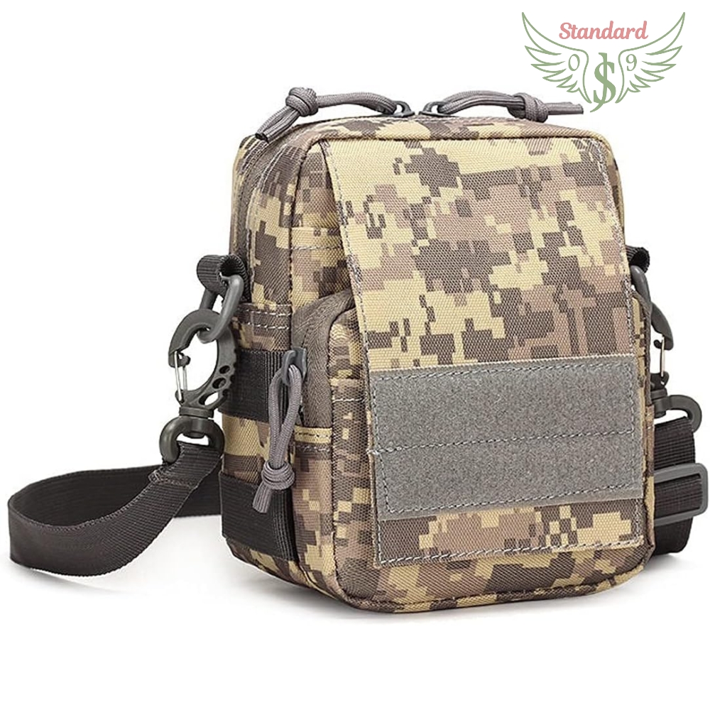 Backpacking Backpack Military Crossbody Bag Tactical Shoulder Bag, Outdoor Sports Backpack, Waterproof Army School, Rucksack Mini (Color : ACU Camouflage)
