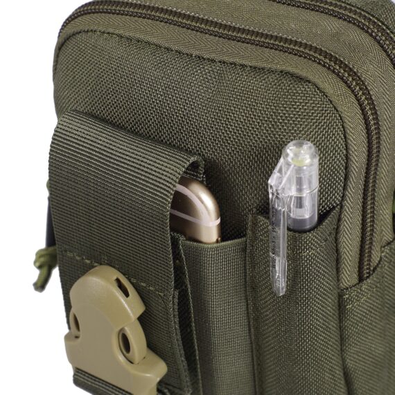 Multi-Purpose Tactical Bag Molle Pouch Oxford Cloth Outdoor Waist Belt Bag - Image 6