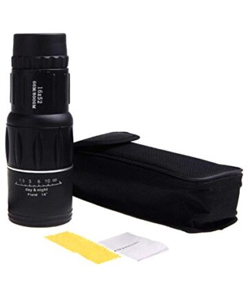 Bushnell 16 X 52 Powerful Prism Outdoor Travel Binocular Monocular Telescope with Pouch