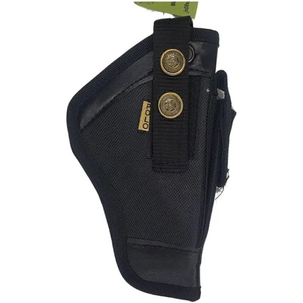9 mm Revolver Pistol Racquet Carry Case Holster/ Pistol/Gun Cover Free Size  (Black)